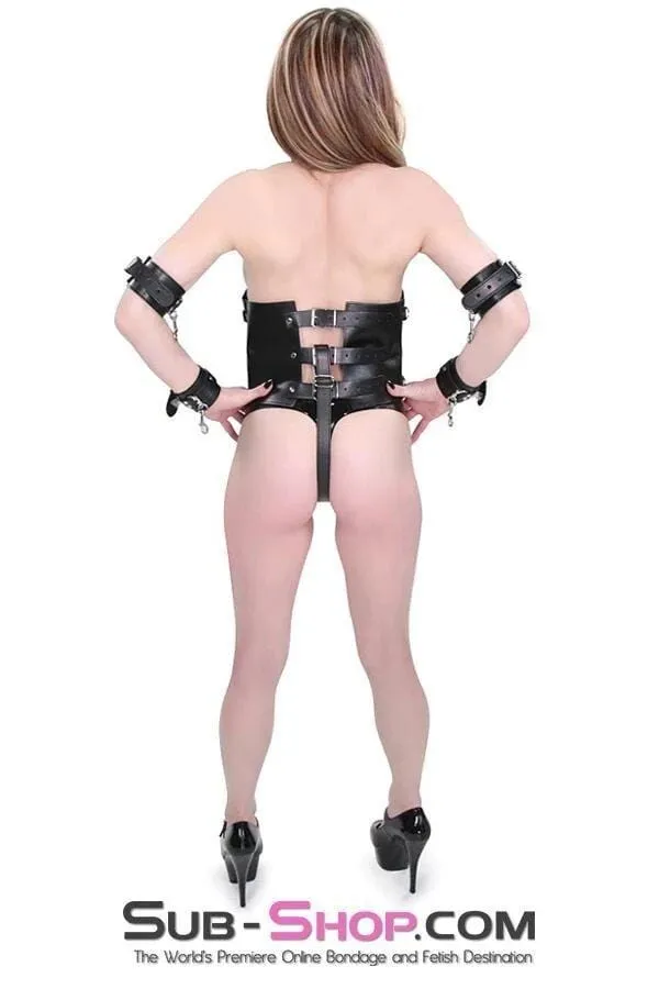 8764BD      "O" Training Corset with Detachable Restraints