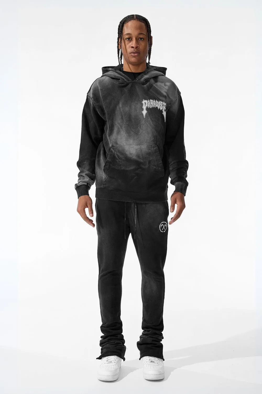 Afterlife Stacked Sweatpants (Black Shadow)