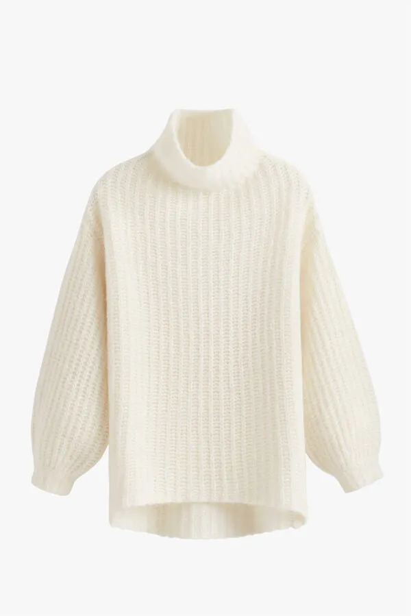 Alpaca Wool Turtleneck Sweater