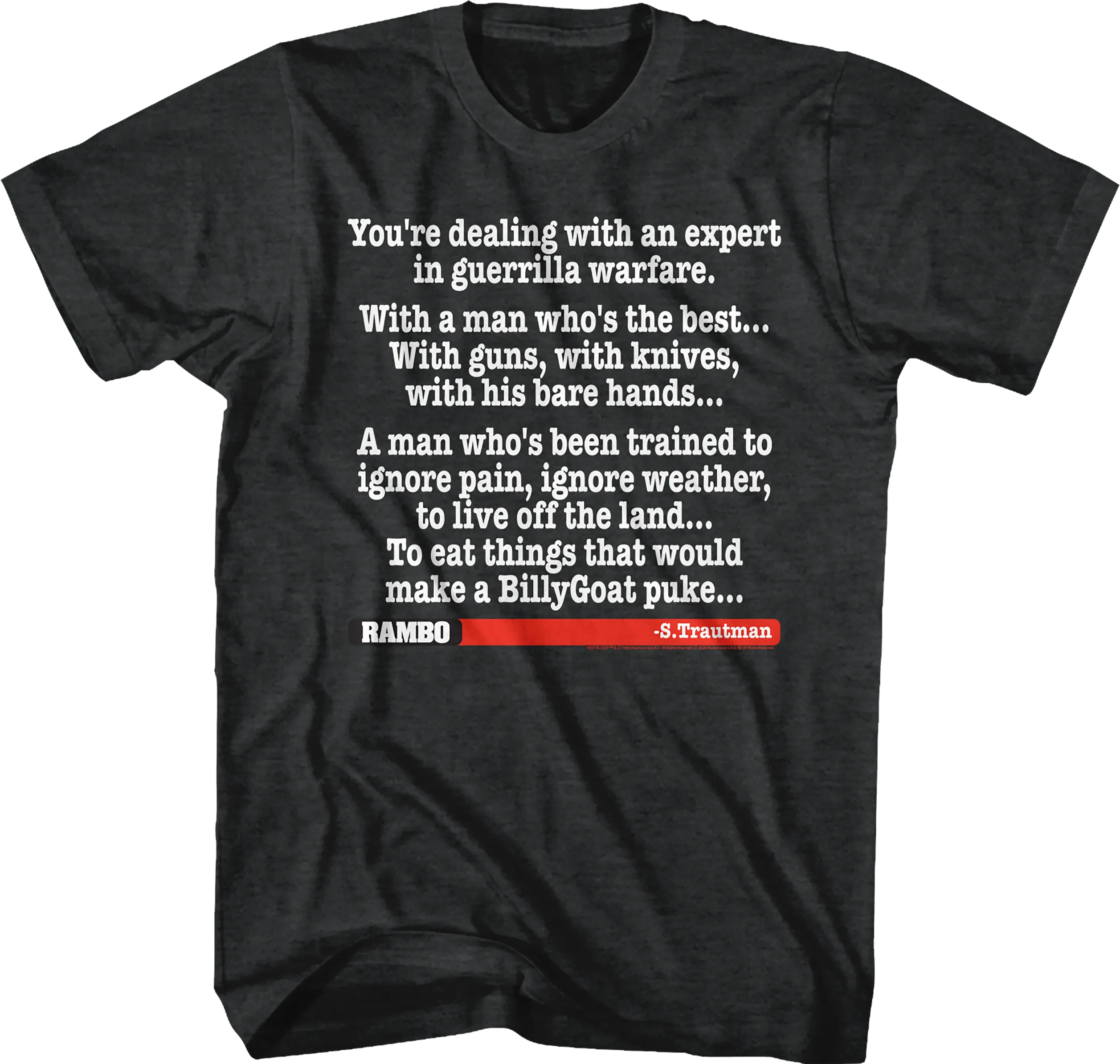 An Expert In Guerrilla Warfare Rambo T-Shirt