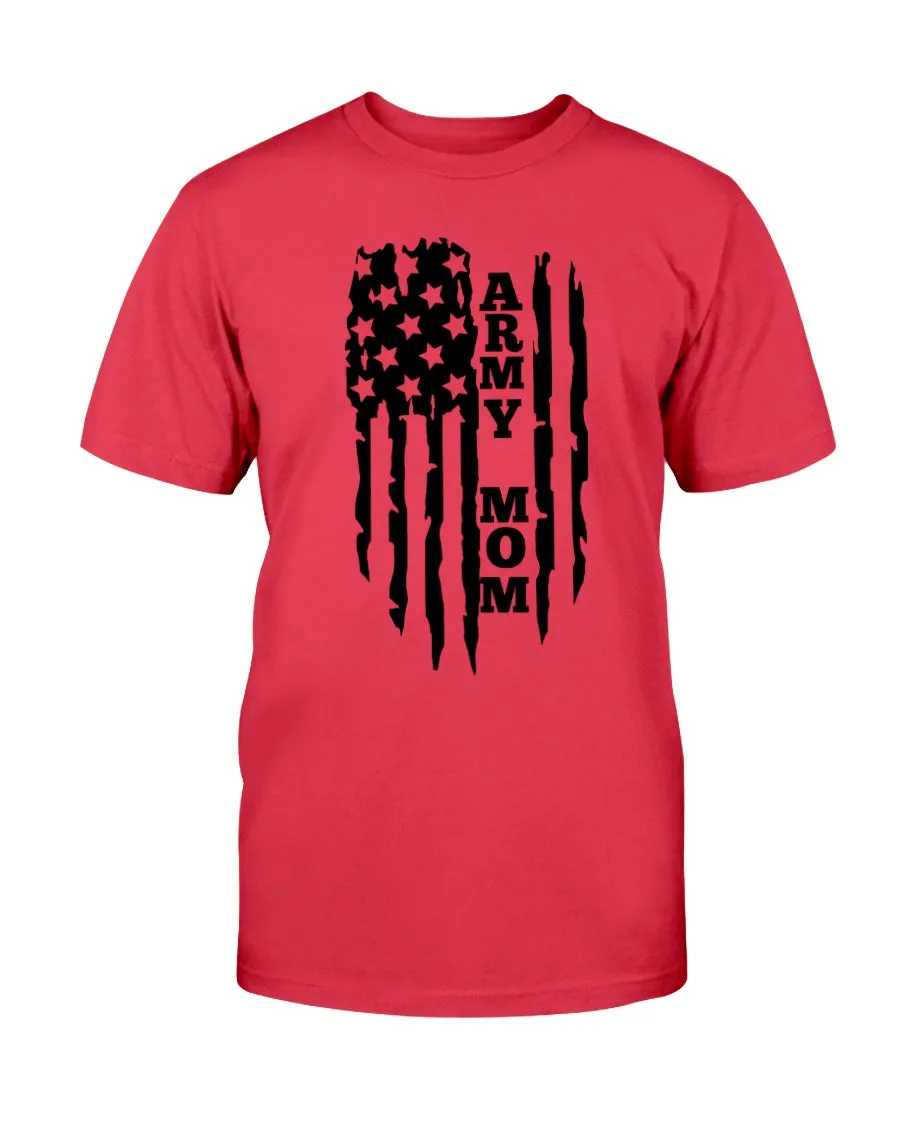 Army Mom Old Flag T-shirts