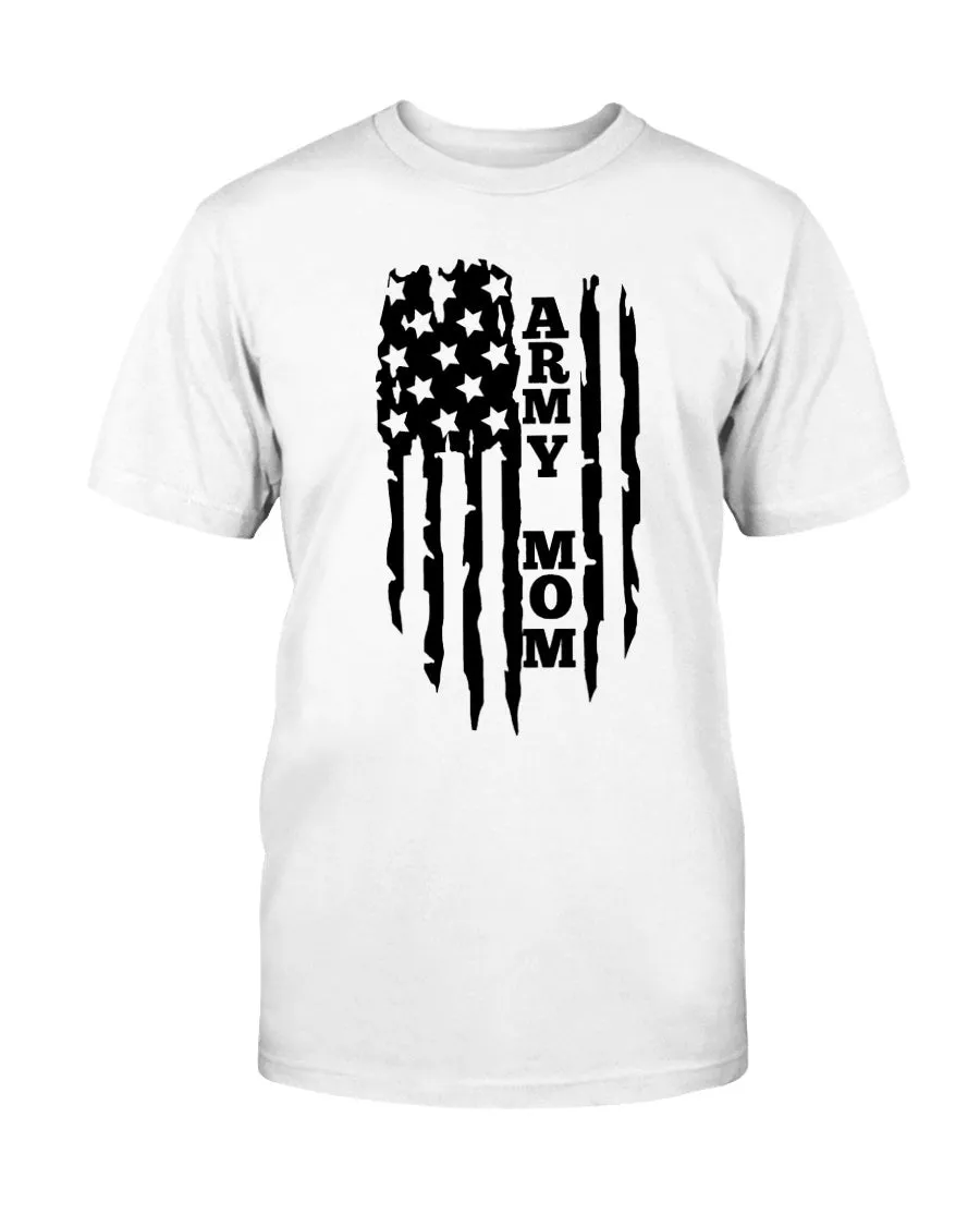 Army Mom Old Flag T-shirts