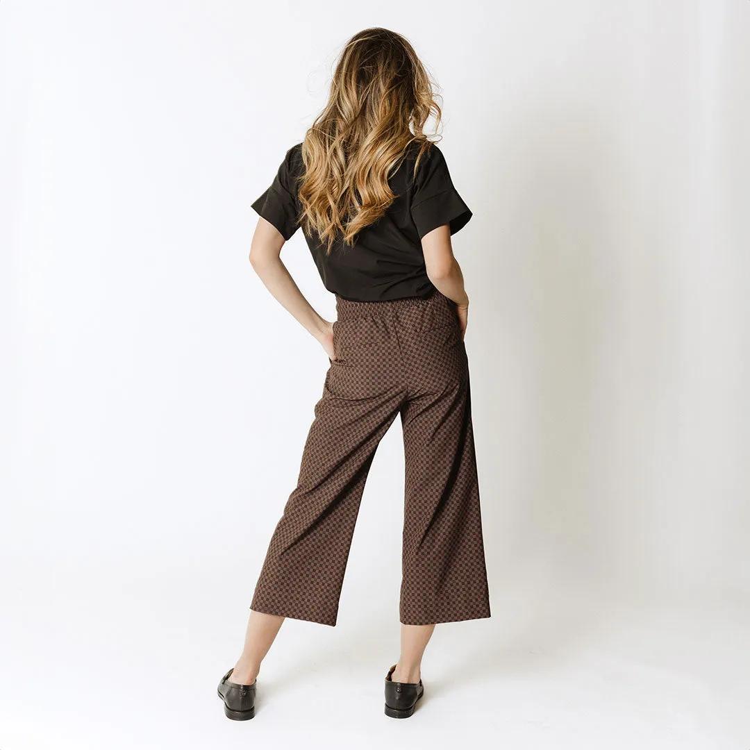 Audrey Wide Leg Pants, Wicker