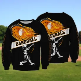 Baseball The Champion Full Print Sweatshirt Hoodie, Christmas Gift for Baseball Lovers