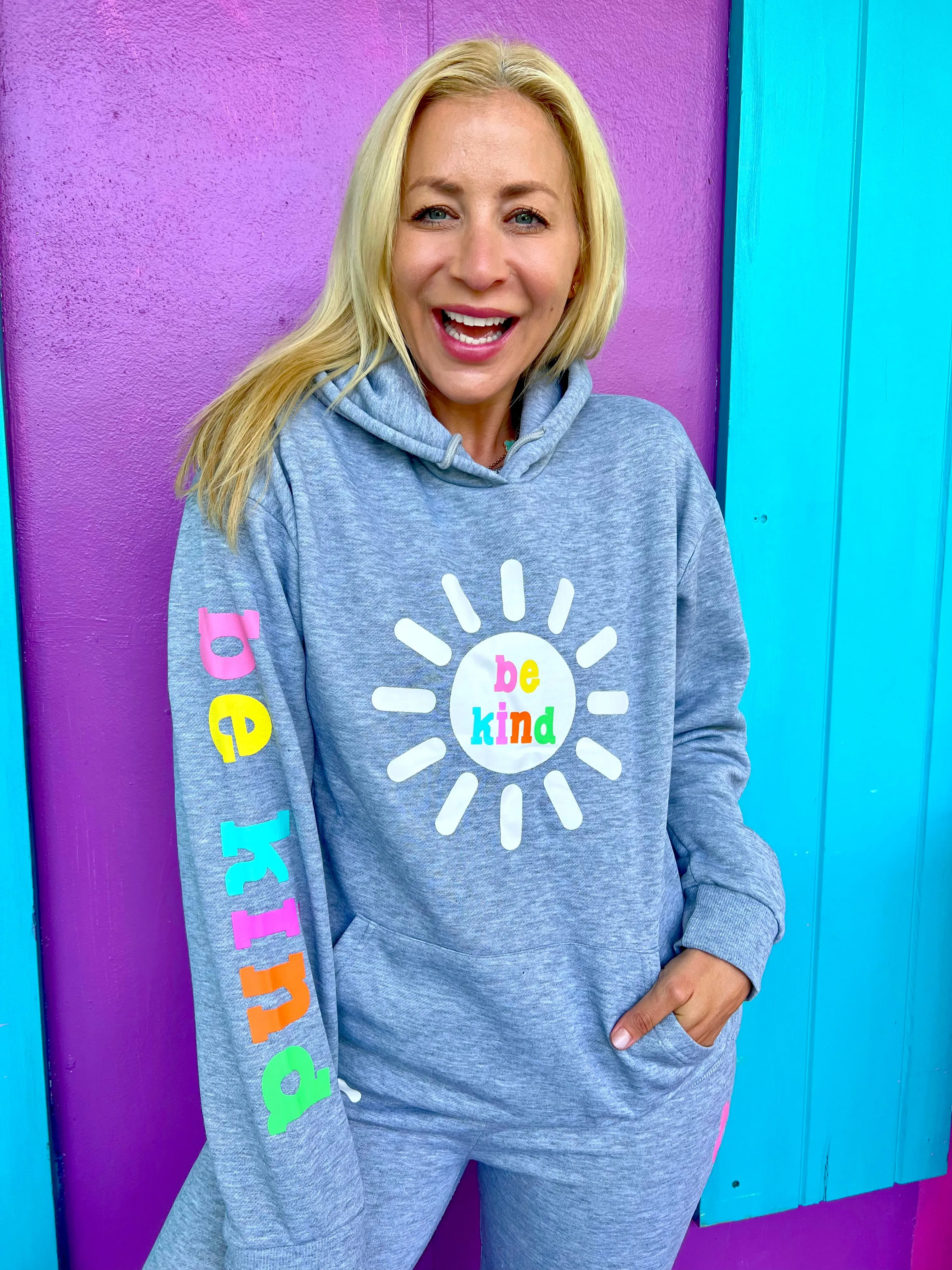 Be Kind Gray Hoodie