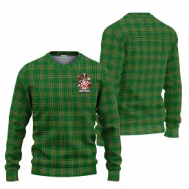 Boran Irish Clan Tartan Knitted Sweater with Coat of Arms