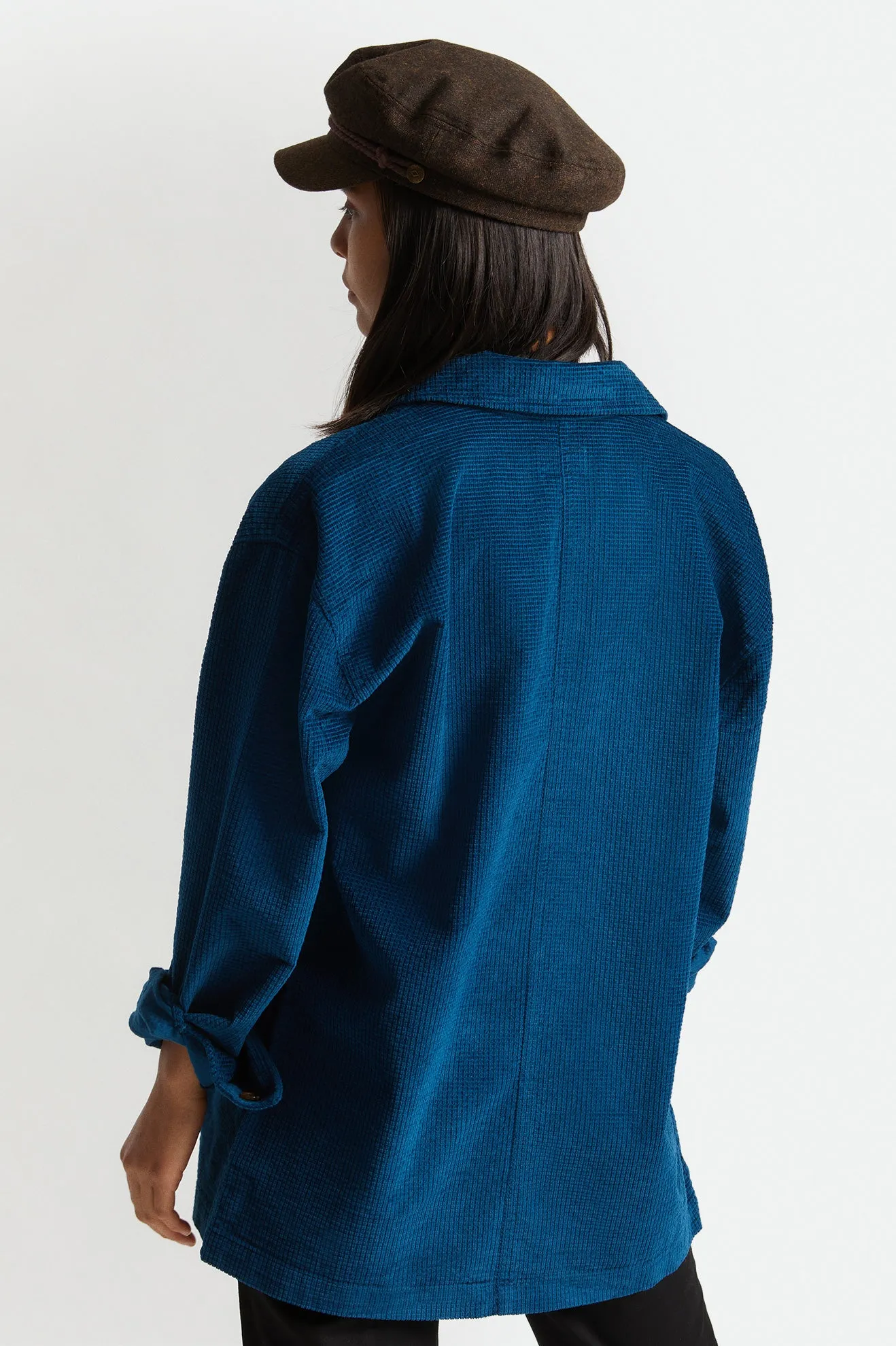 Bowery Tunic Overshirt - Marine Blue