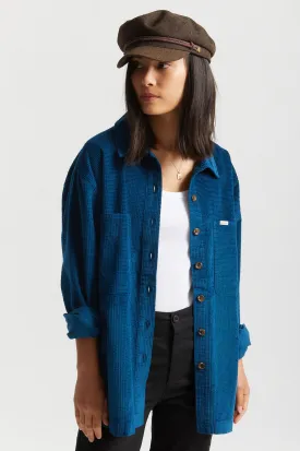 Bowery Tunic Overshirt - Marine Blue