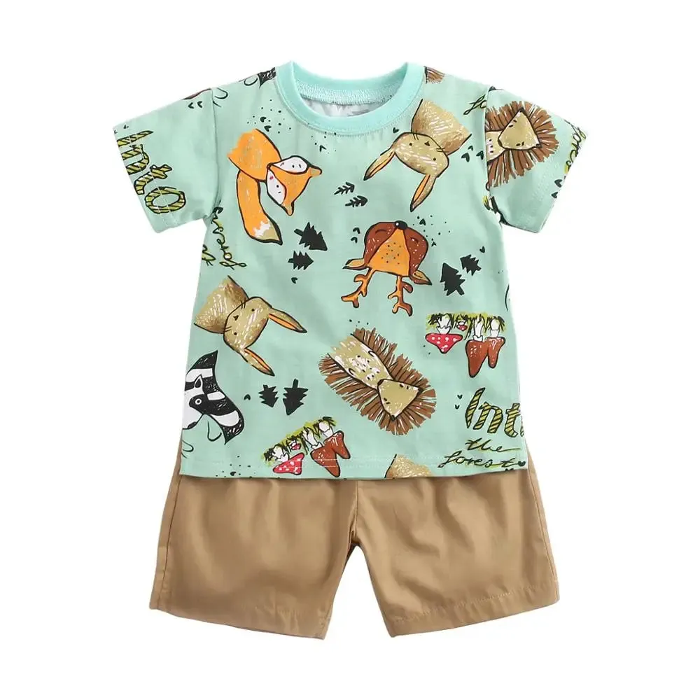 Boy's Summer Short Sleeve with Short Set