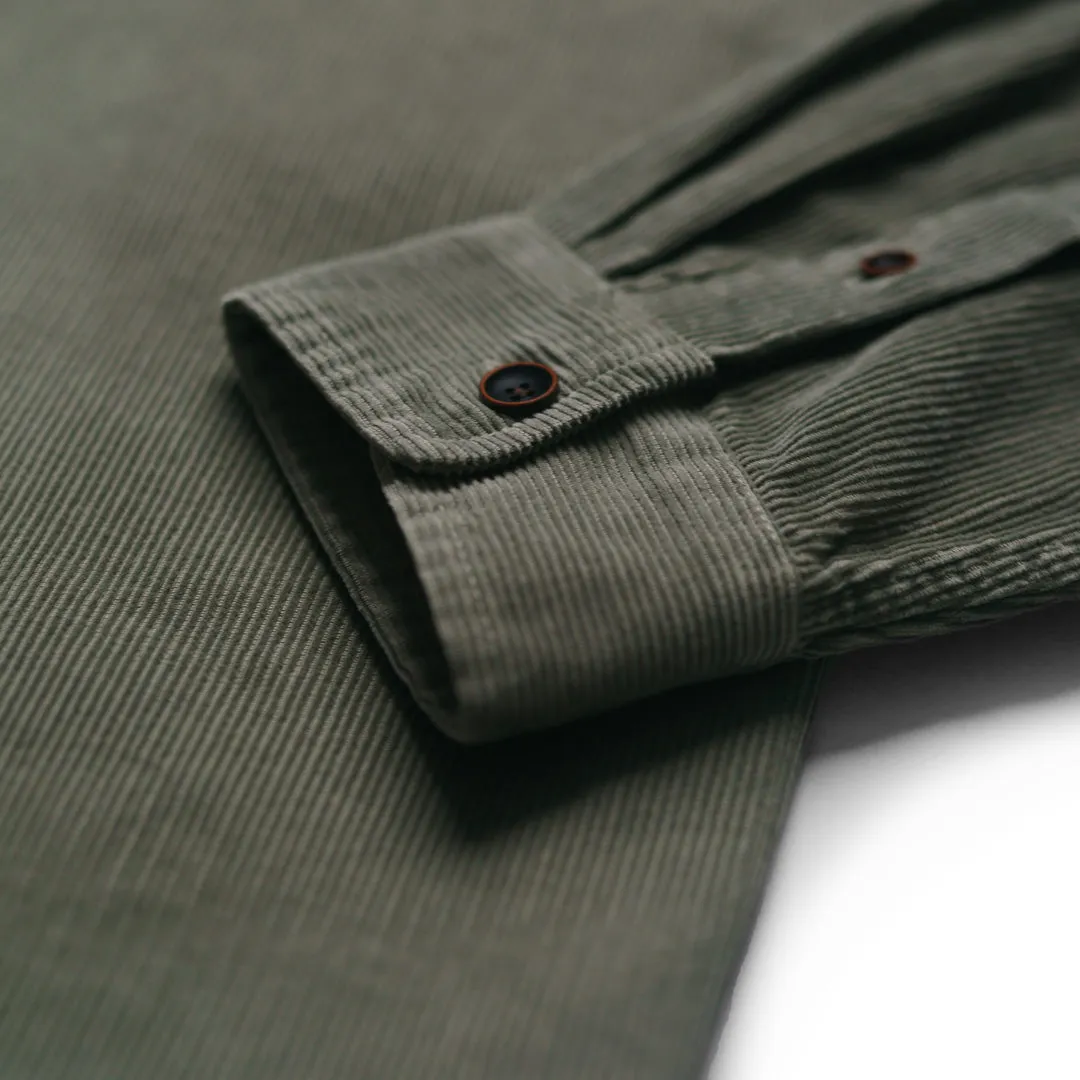 Bradford Corduroy Shirt Jac | Sage