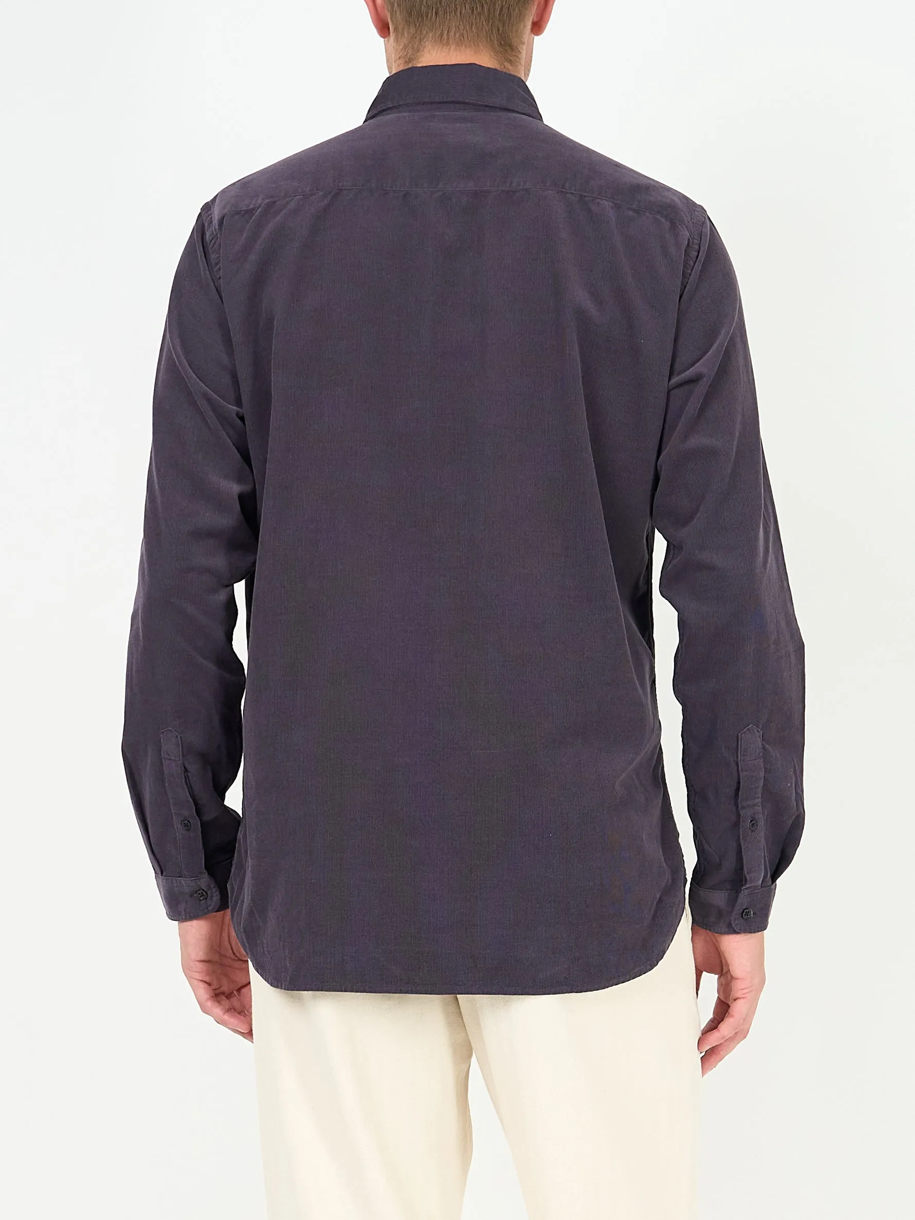 Brook Shirt Mersey Cord Aubergine