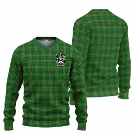 Bulkeley Irish Clan Tartan Knitted Sweater with Coat of Arms