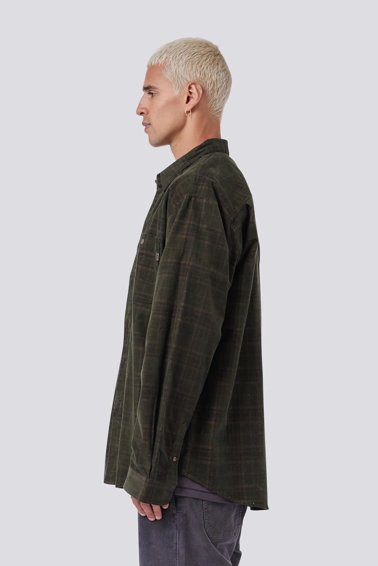 Cabin 2.0 Shirt Forest Cord Plaid