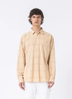 Cabin Shirt Ochre Corduroy Plaid