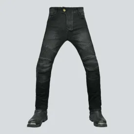 Casual men's moto jeans