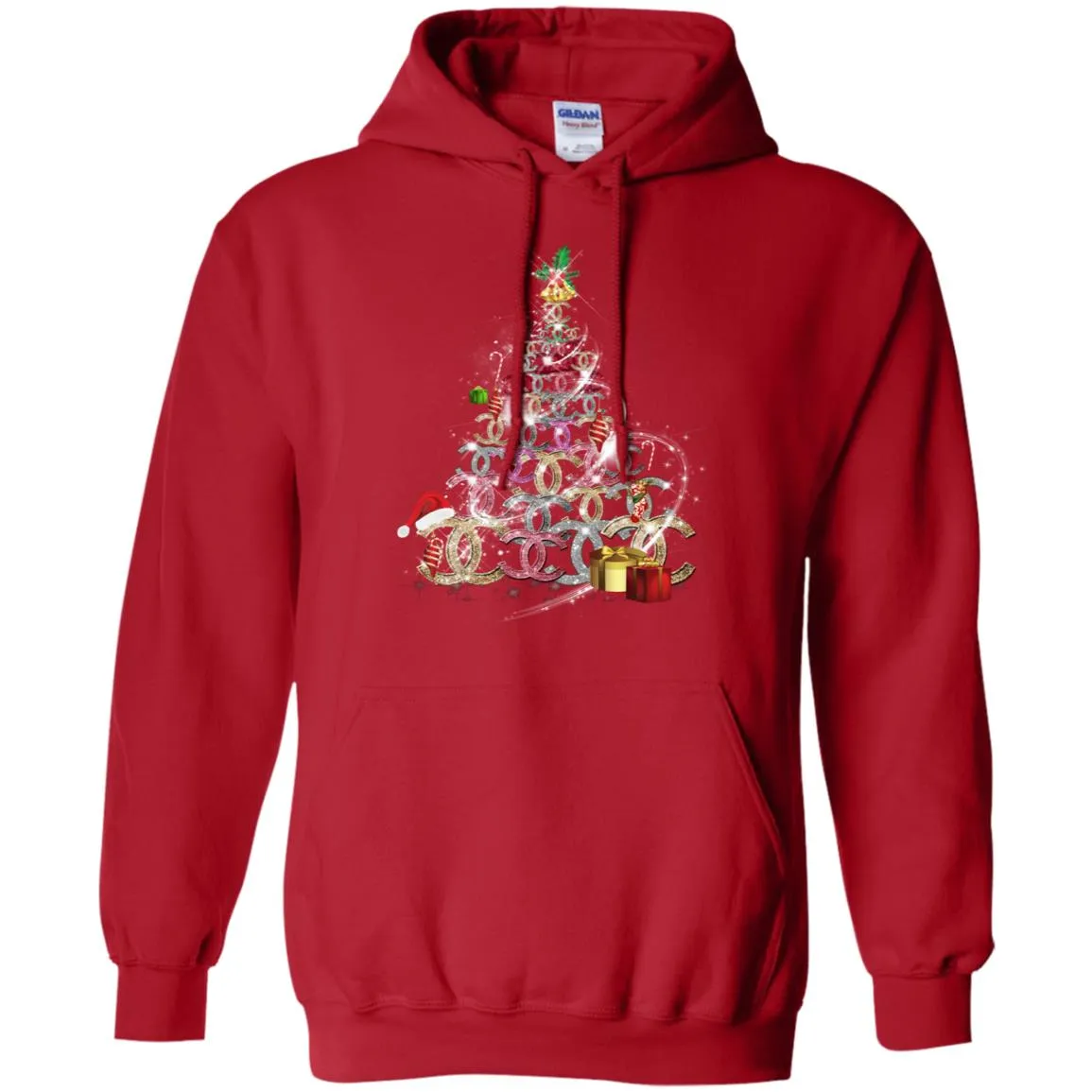 Chanel Christmas Tree T-shirt Pullover Hoodie Sweatshirt