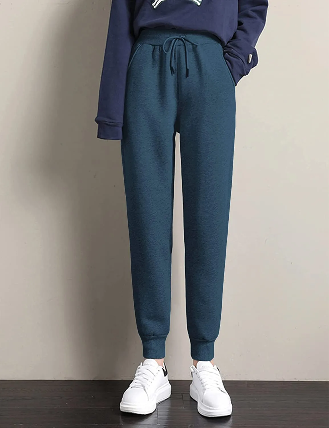 Comfy Womens Fleece Lined Joggers | Fleece Pants for Winters