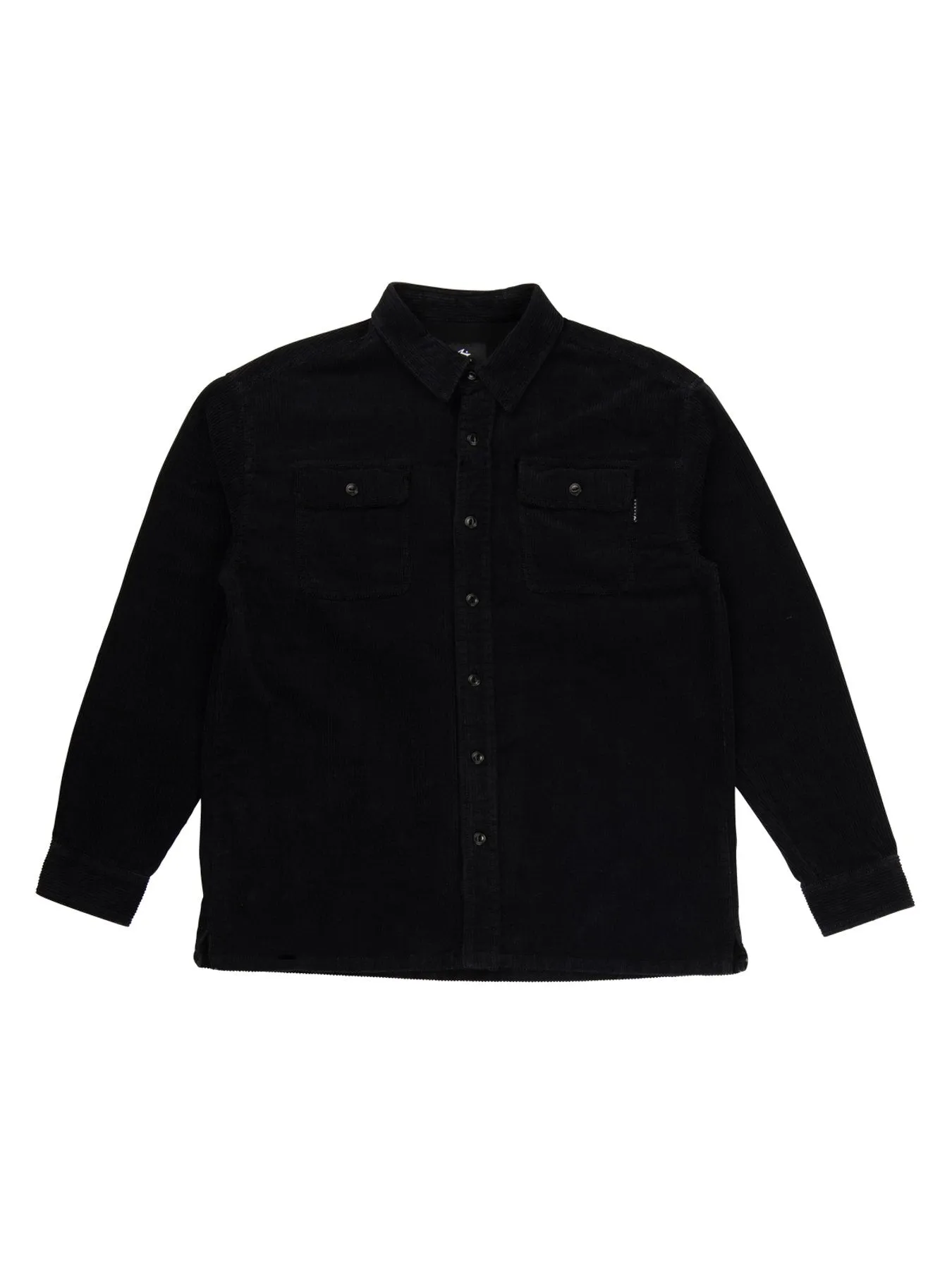 Coop Corduroy Long Sleeve Shirt - Black