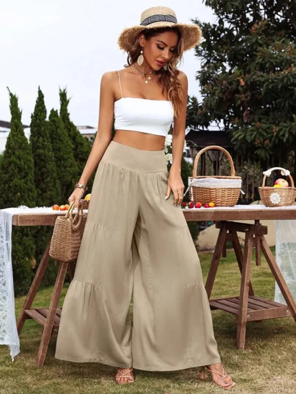 Cotton Soft Wide Leg Pants