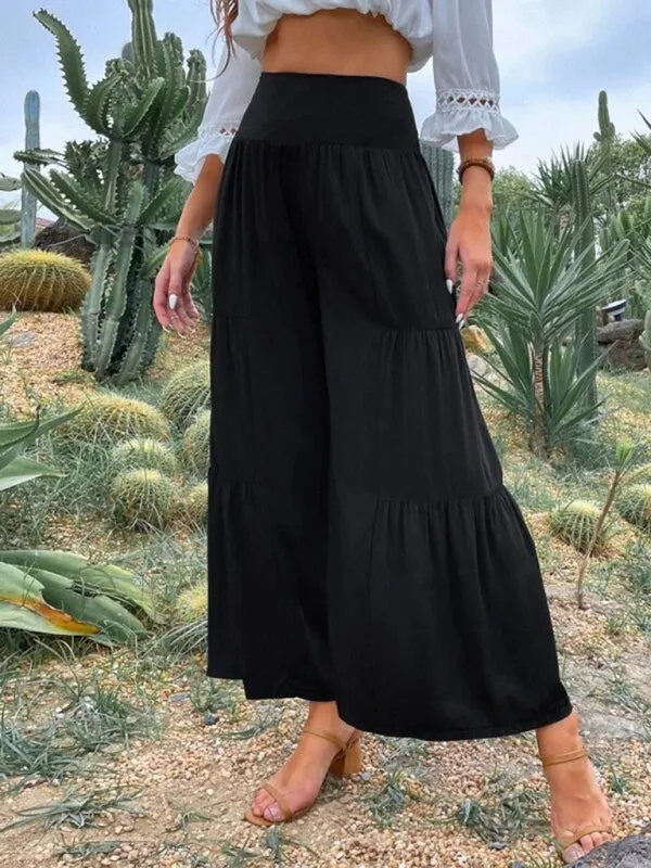 Cotton Soft Wide Leg Pants