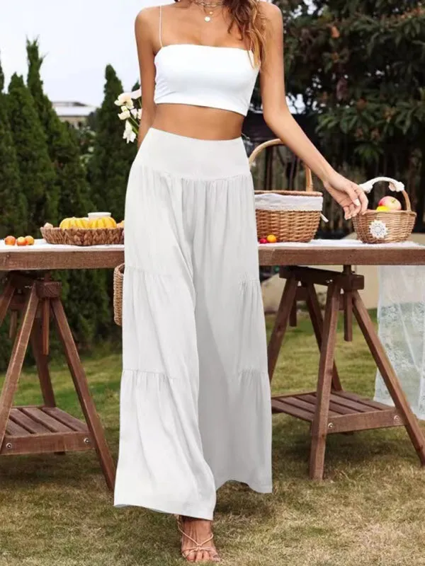 Cotton Soft Wide Leg Pants