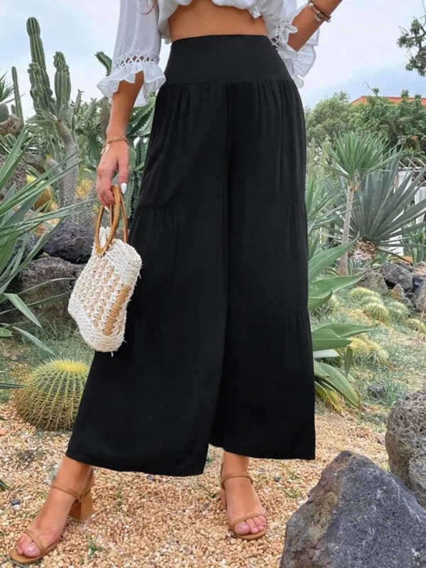 Cotton Soft Wide Leg Pants