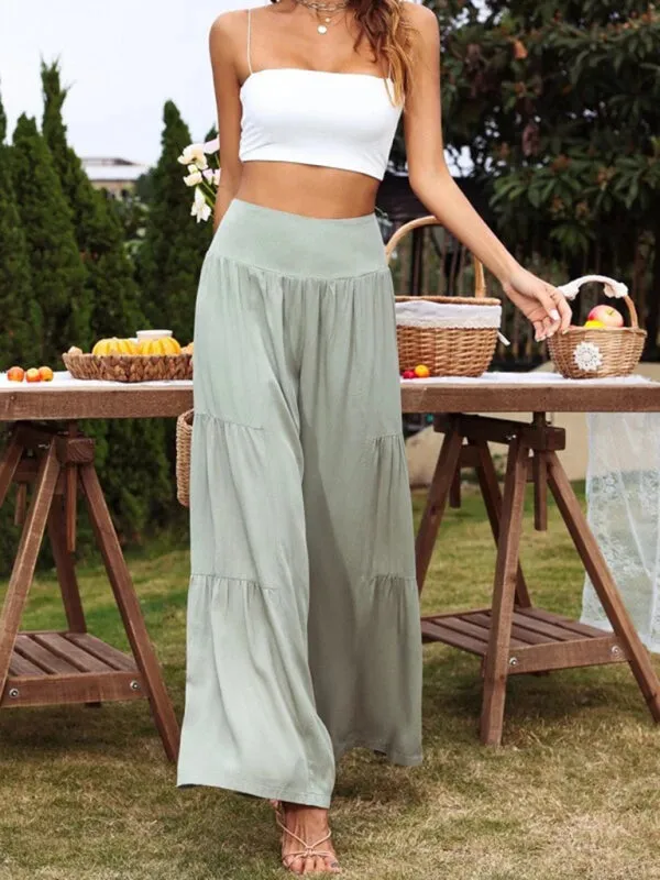 Cotton Soft Wide Leg Pants