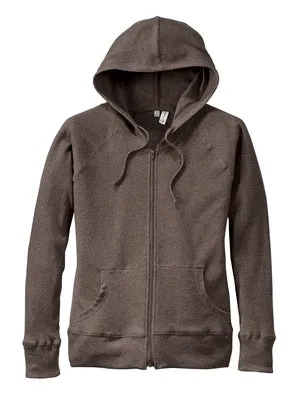 District Threads - Ladies Full Zip Hoodie.  DT227