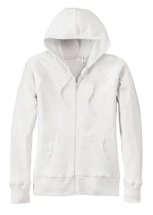 District Threads - Ladies Full Zip Hoodie.  DT227