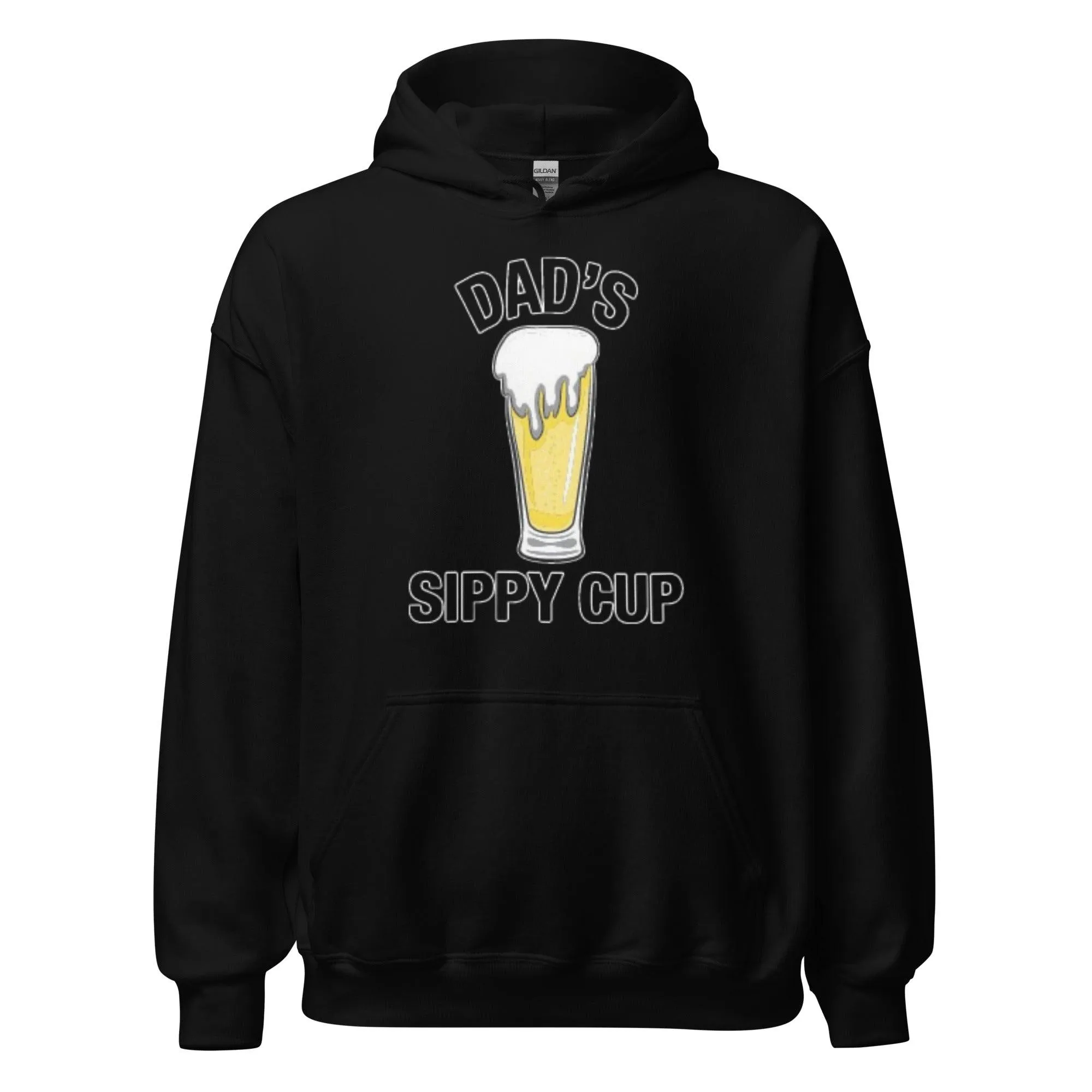 Drinking Hoodie Dad's Sippy Cup Blended Cotton Midweight Unisex Hoodie