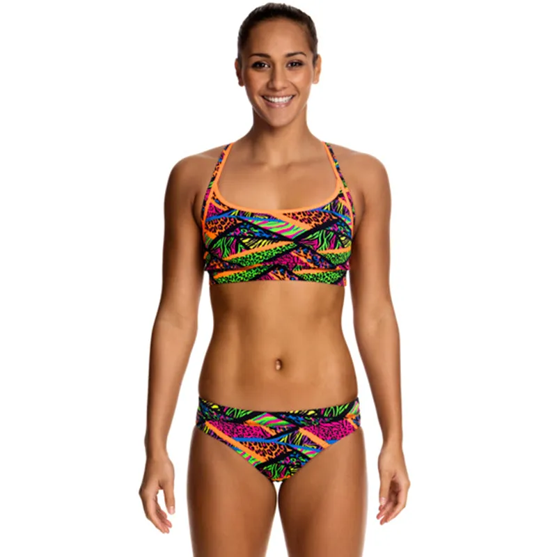 Funkita - Jungle Jagger - Ladies Bikini Sports Top