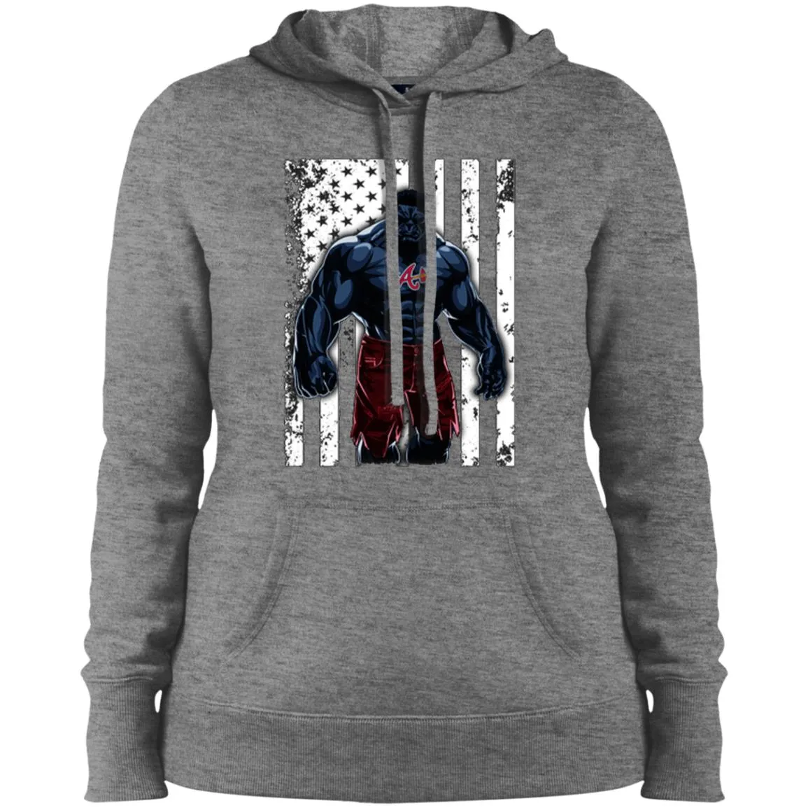 Giants Hulk Atlanta Braves Nfl T-shirt Women Hooded Sweatshirt