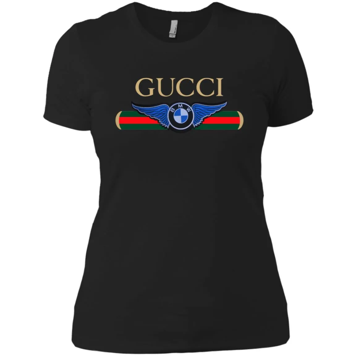 Gucci Bmw T-shirt Women Cotton T-Shirt