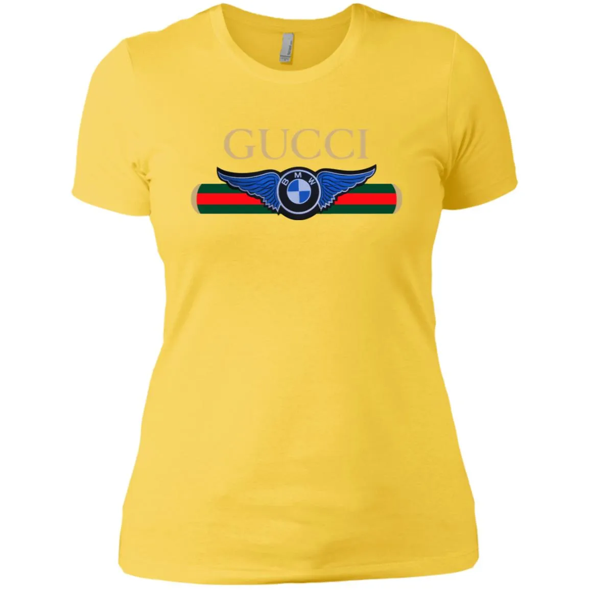 Gucci Bmw T-shirt Women Cotton T-Shirt