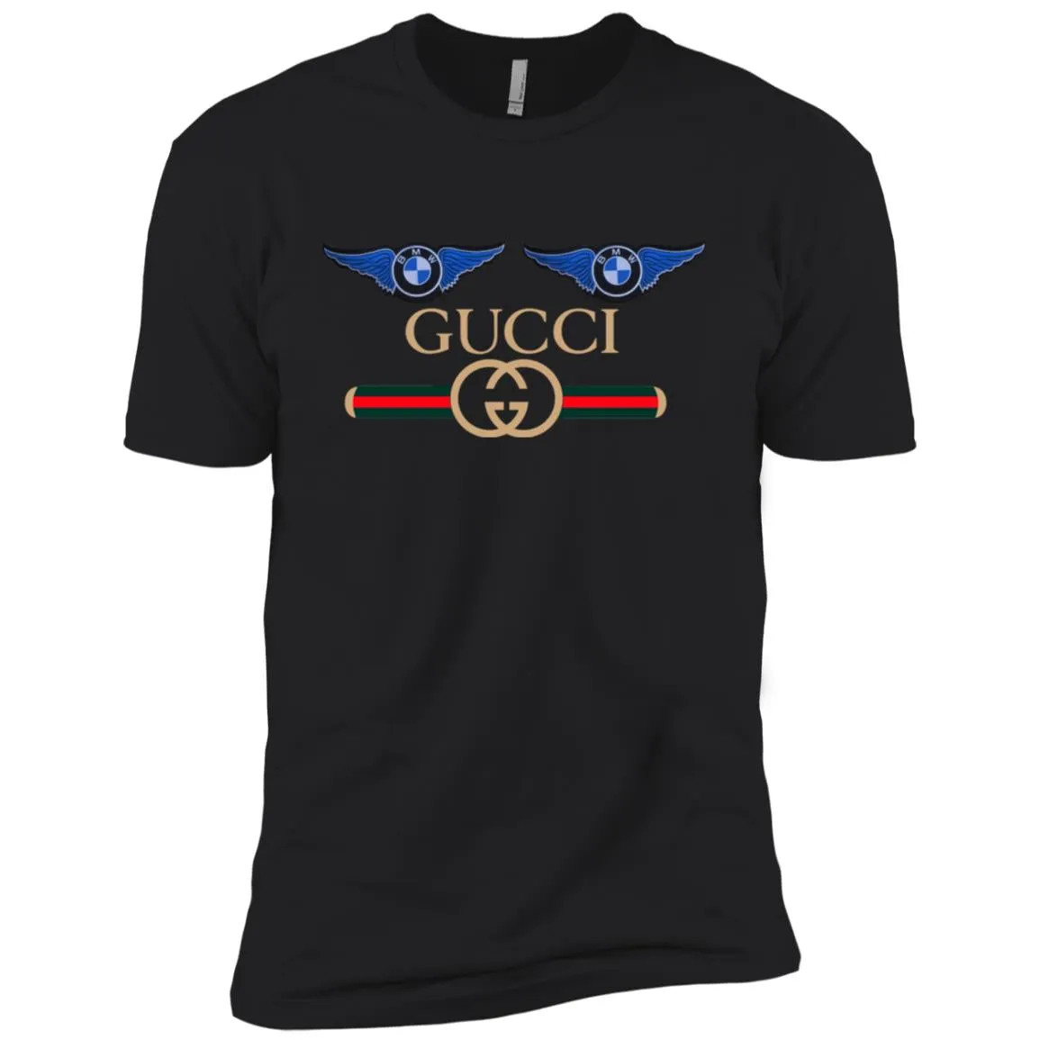 Gucci Bmw Trending T-shirt Men Short Sleeve T-Shirt