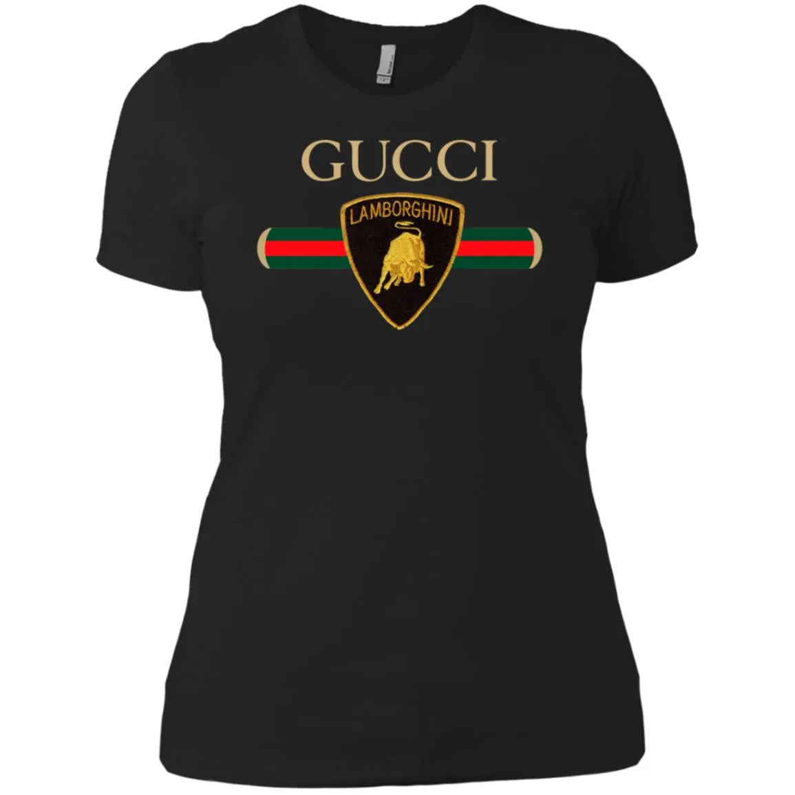 Gucci Lamborghini T-shirt Women Cotton T-Shirt