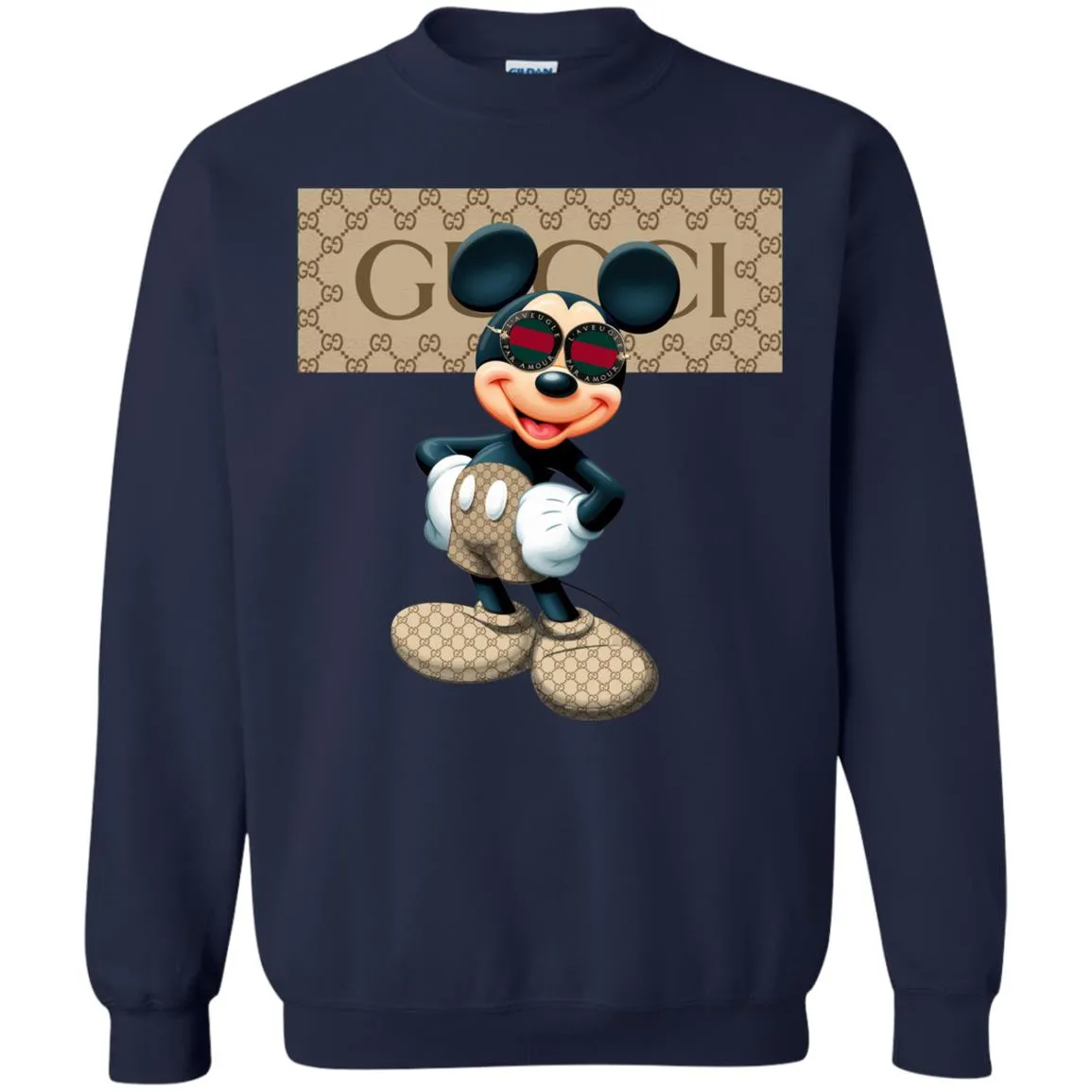 Gucci Mickey Gift Birthday T-shirt Crewneck Pullover Sweatshirt