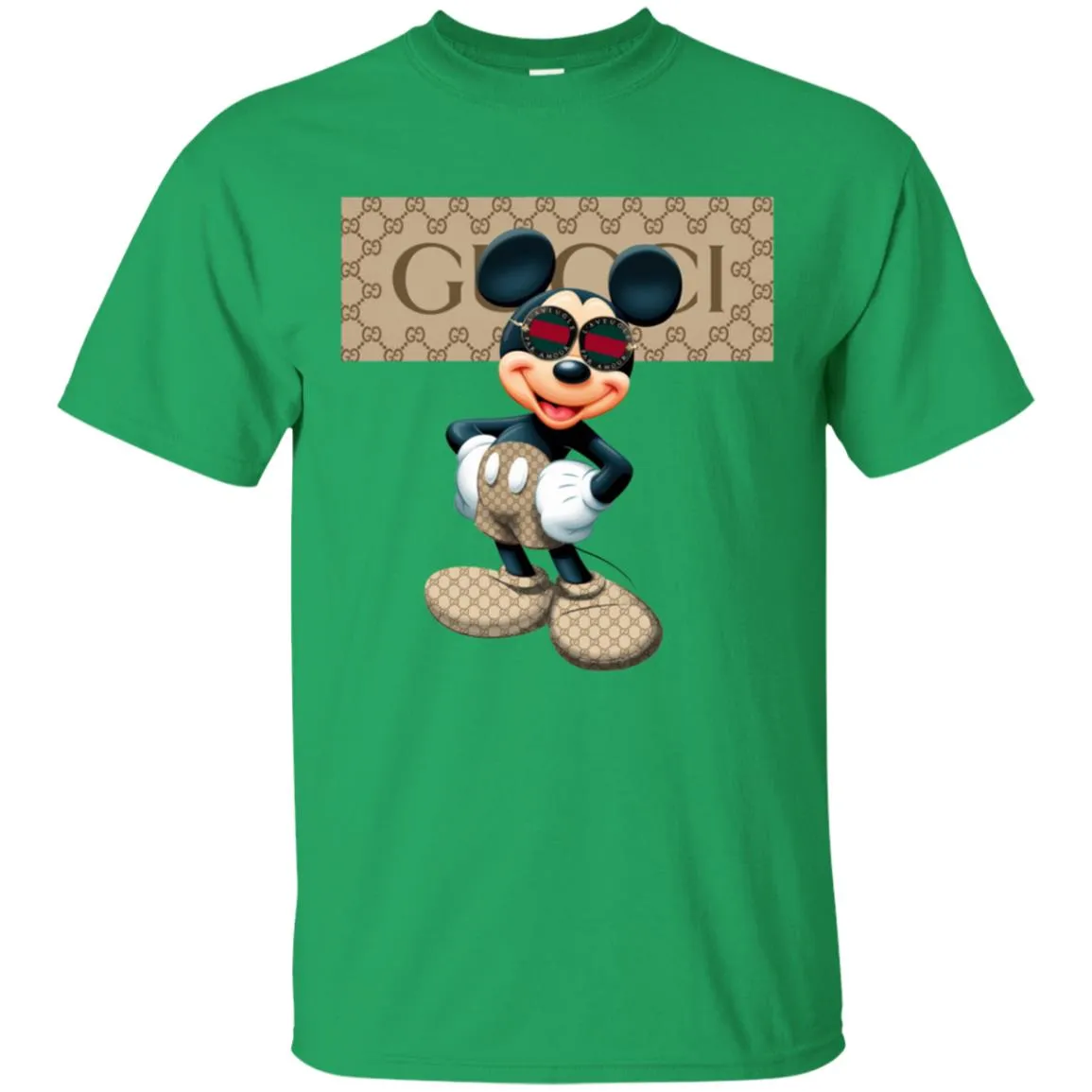 Gucci Mickey Gift Birthday T-shirt Men Cotton T-Shirt