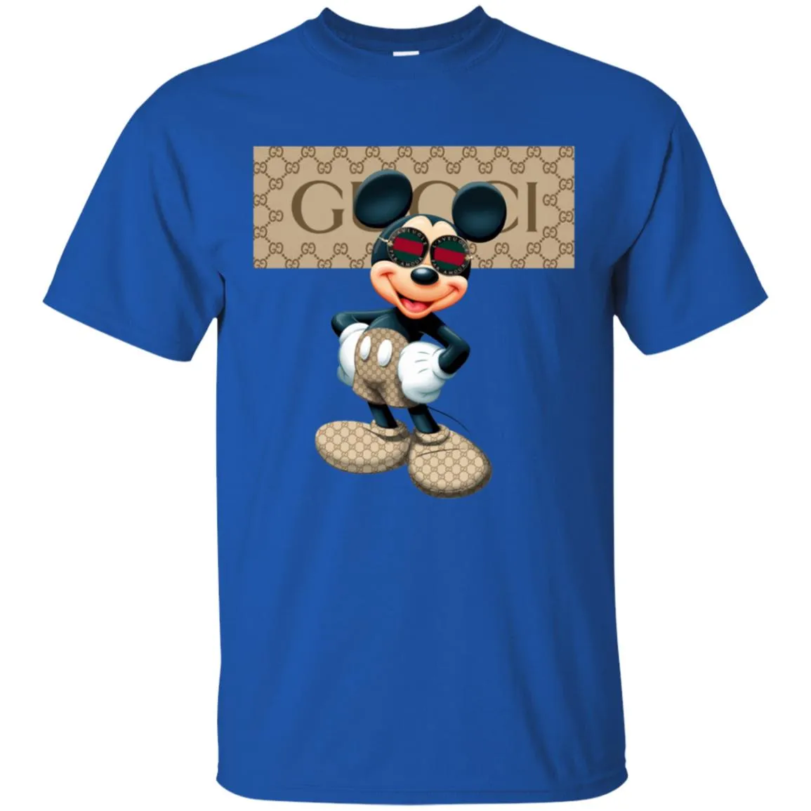 Gucci Mickey Gift Birthday T-shirt Men Cotton T-Shirt