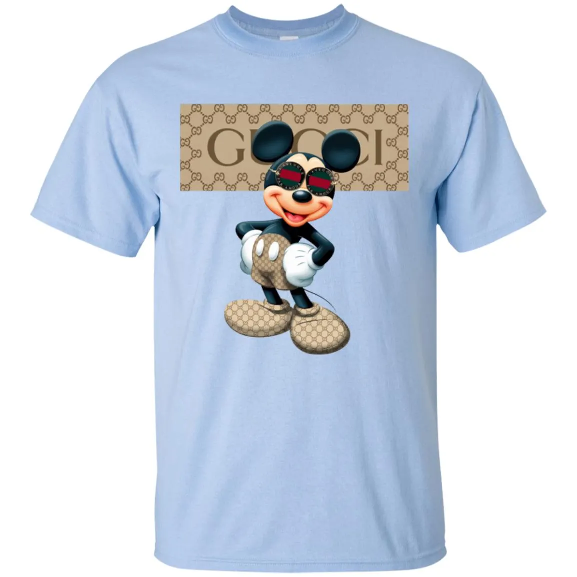 Gucci Mickey Gift Birthday T-shirt Men Cotton T-Shirt