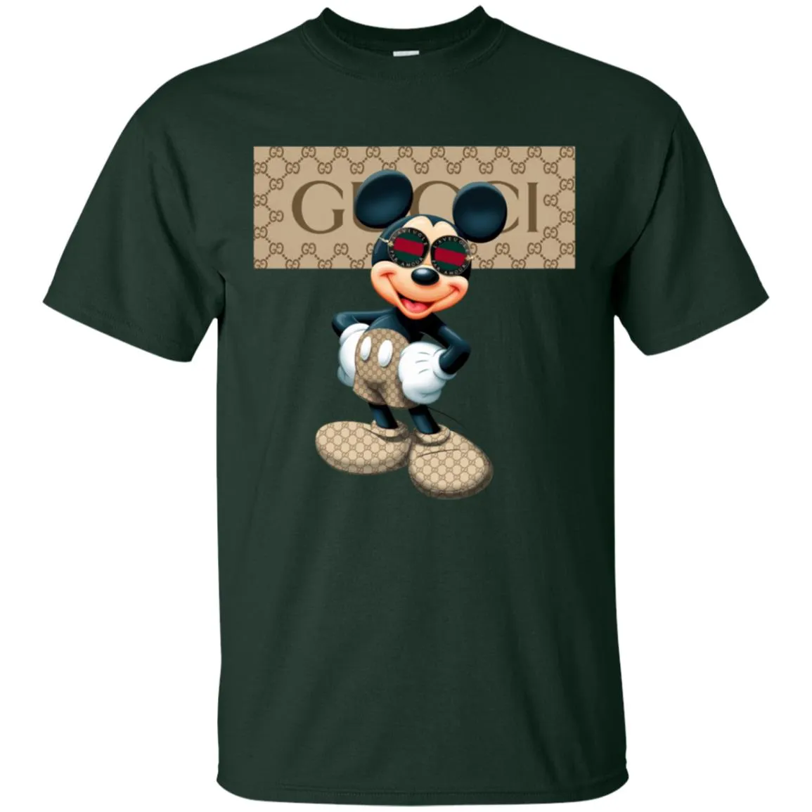 Gucci Mickey Gift Birthday T-shirt Men Cotton T-Shirt