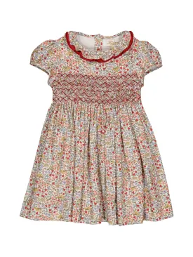 Hars Multi Floral Smocked Dress