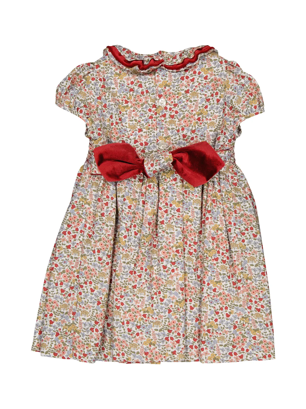 Hars Multi Floral Smocked Dress