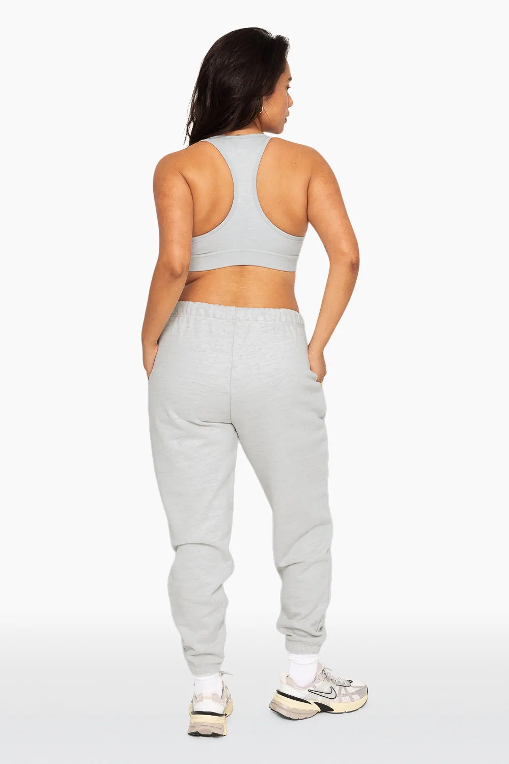 HEAVYWEIGHT SWEATS DRAWSTRING SWEATPANTS - HEATHER GREY