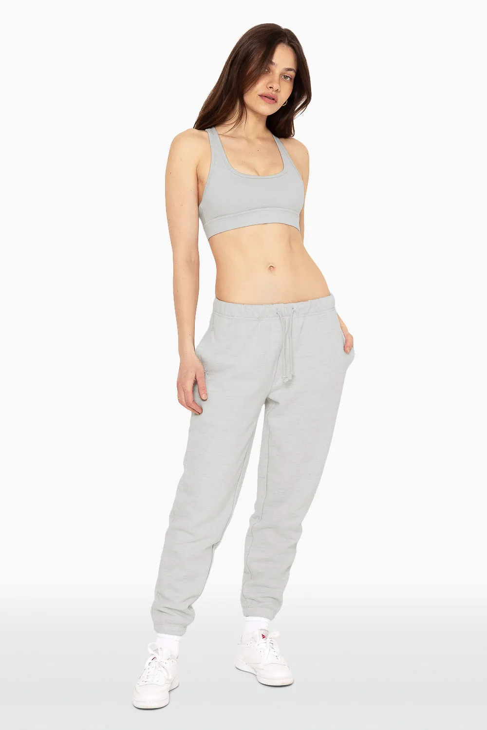 HEAVYWEIGHT SWEATS DRAWSTRING SWEATPANTS - HEATHER GREY