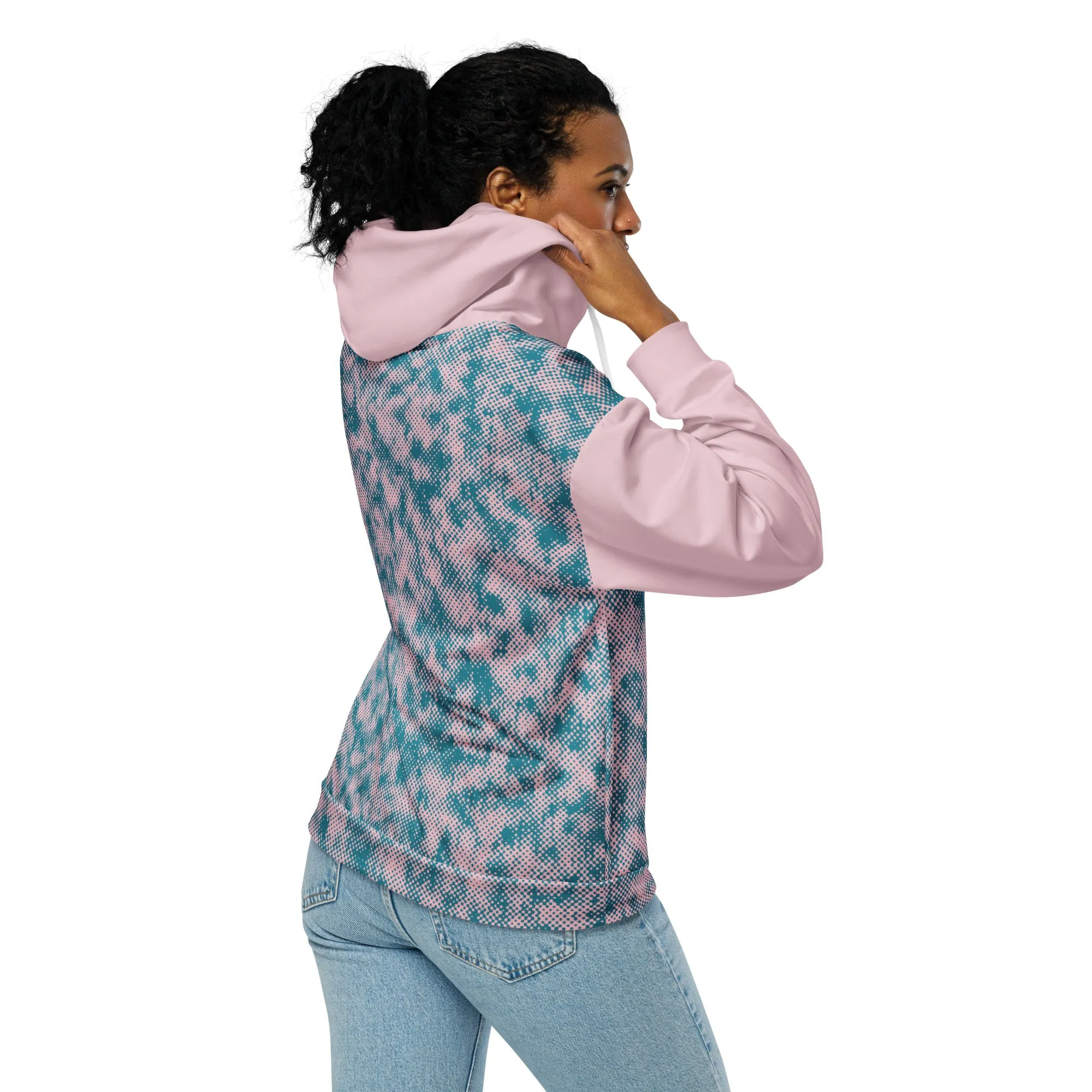 Humble Sportswear™ Women's Pink Active Zip Hoodie