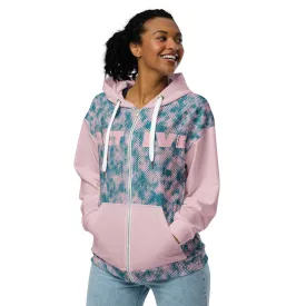 Humble Sportswear™ Women's Pink Active Zip Hoodie