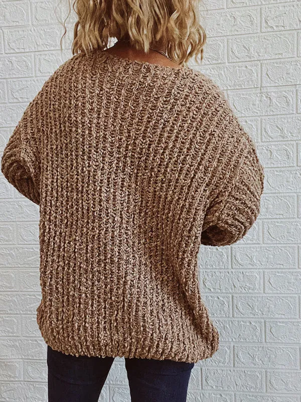 Jezabelle Vneck Sweater