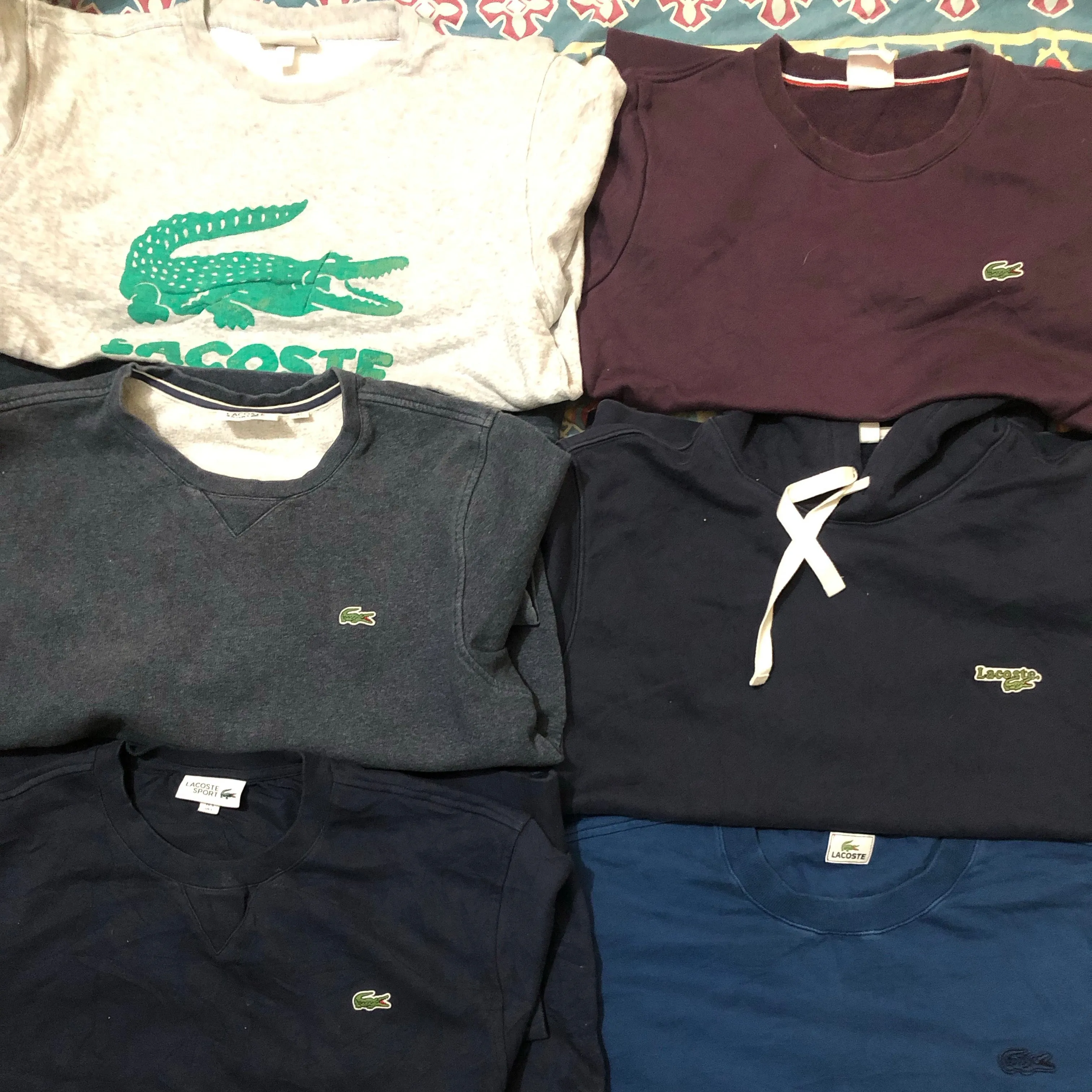 Lacoste Hoddie/sweat shirt 11 pieces