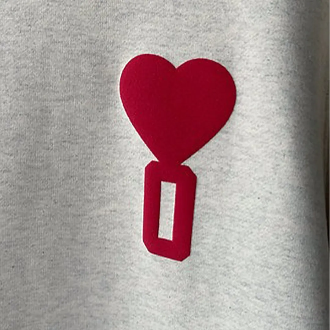 Letter With Heart - ( Puff Hoodie)